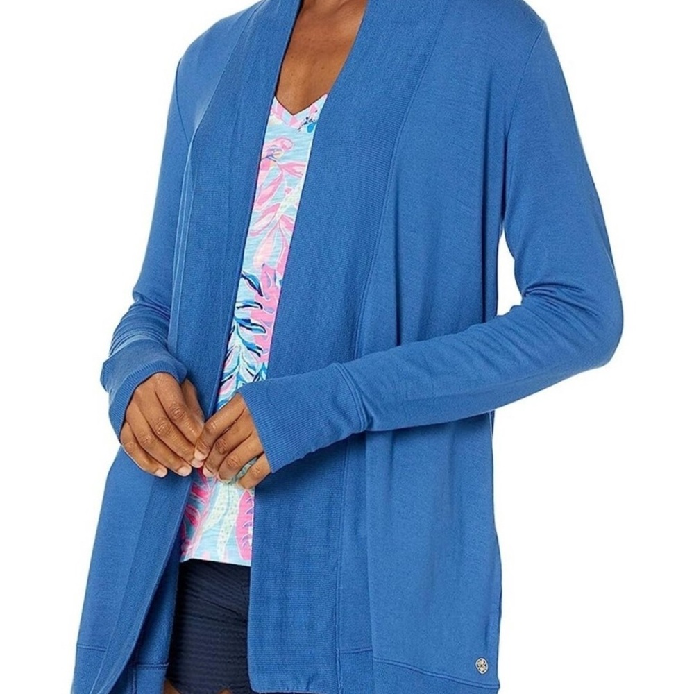 Lilly Pulitzer Luxletic Navy Cardigan